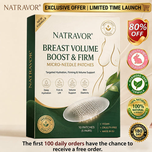 🔥Ends Tonight: 50% OFF🔥NATRAVOR® Targeted Breast Enhancement Advanced Nano Microneedle Patch