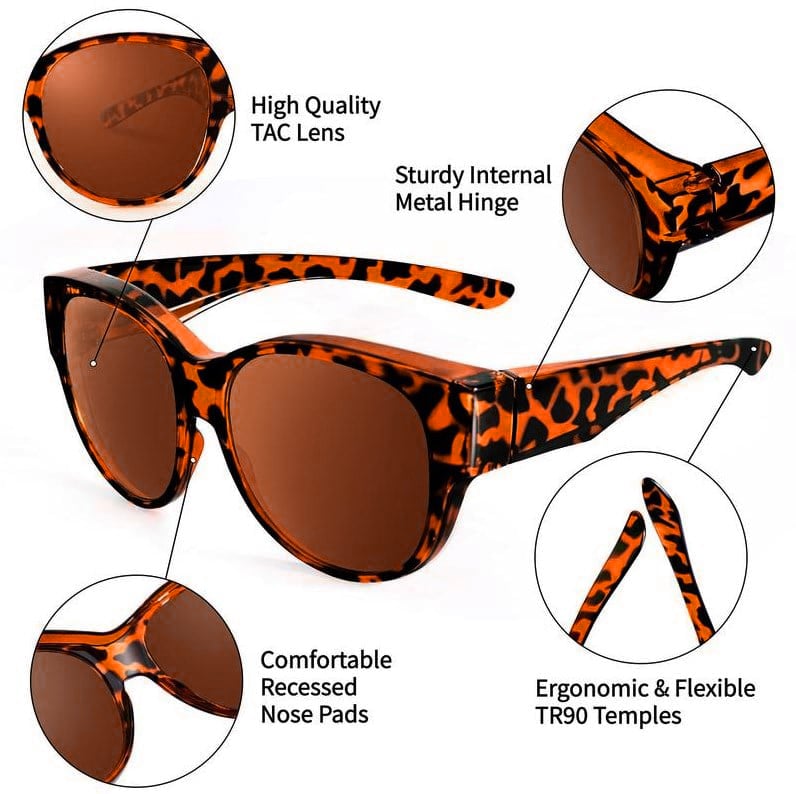 📢✨LAST DAY $18.99- 🥳2026 New Oversized Cat Eye Sunglasses Polarized UV400 Protection