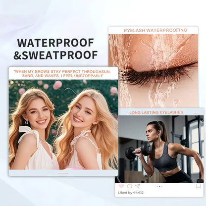 Luxlue 24H Waterproof Volumizing Mascara – Long-Lasting Thick & Defined Lashes, Smudge-Proof & Sweat-Proof Lash Lift Effect
