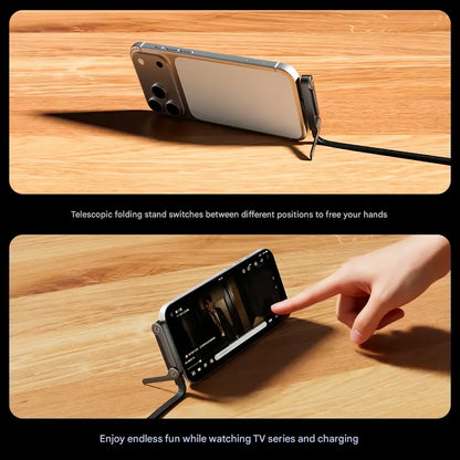 2-in-1 Invisible Holder Charger Cable|240w super Fast Charging Cord-sell