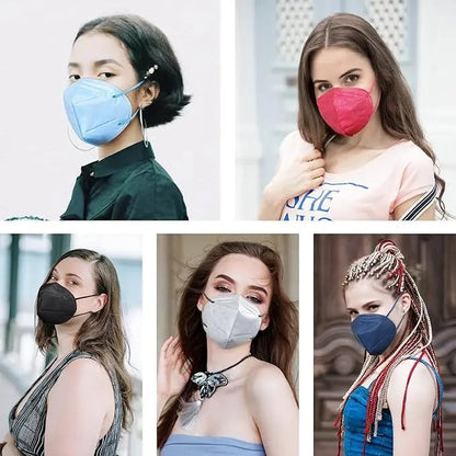 🔥LAST DAY 50% OFF - 🥇KN95 Mask 🛡️5-layer Breathable Design (Set of 100)