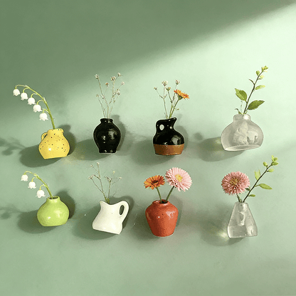 🎁Last Day Sale 49% OFF🌸 Mini Ceramics Vase Fridge Magnet