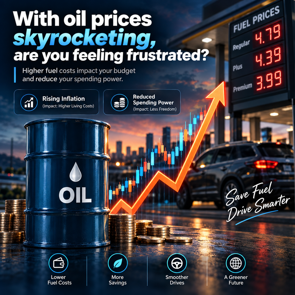 LAST DAY SALE 77% OFF 2026 New Smart Fuel SaverPlug-and-Play & Save Up to30%