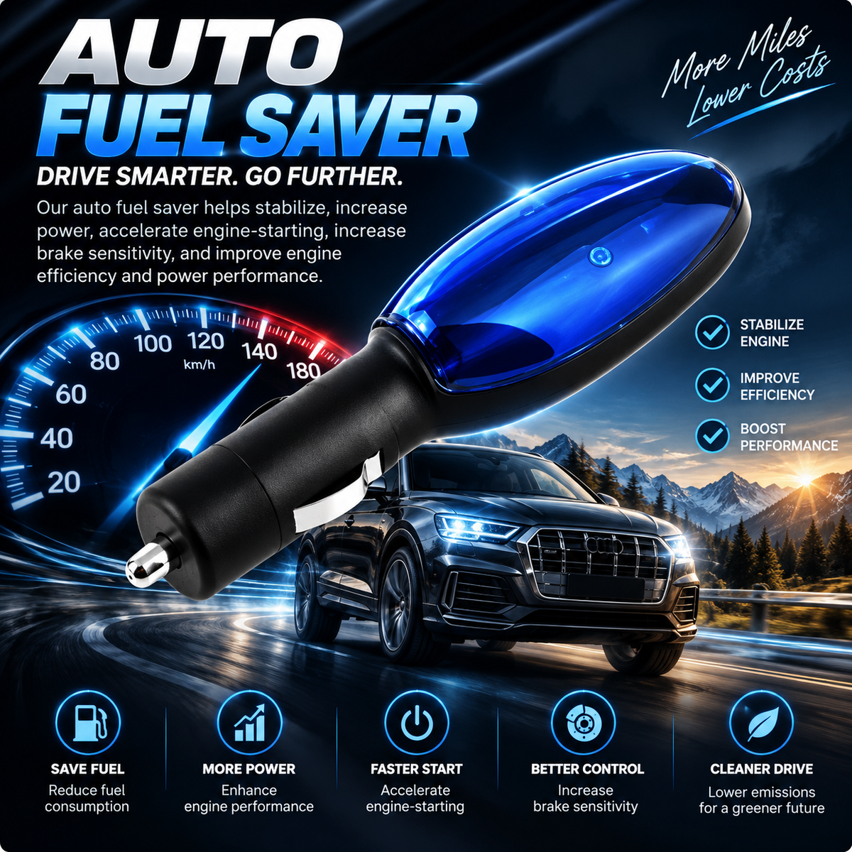 LAST DAY SALE 77% OFF 2026 New Smart Fuel SaverPlug-and-Play & Save Up to30%