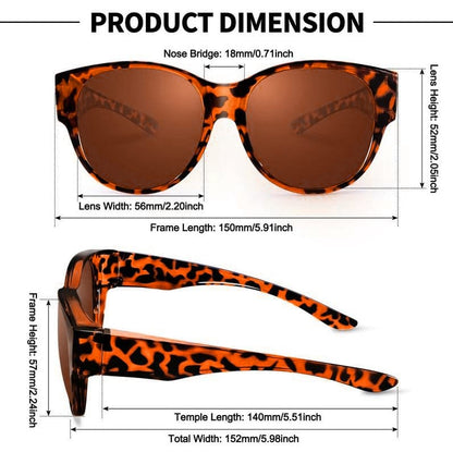 📢✨LAST DAY $18.99- 🥳2026 New Oversized Cat Eye Sunglasses Polarized UV400 Protection