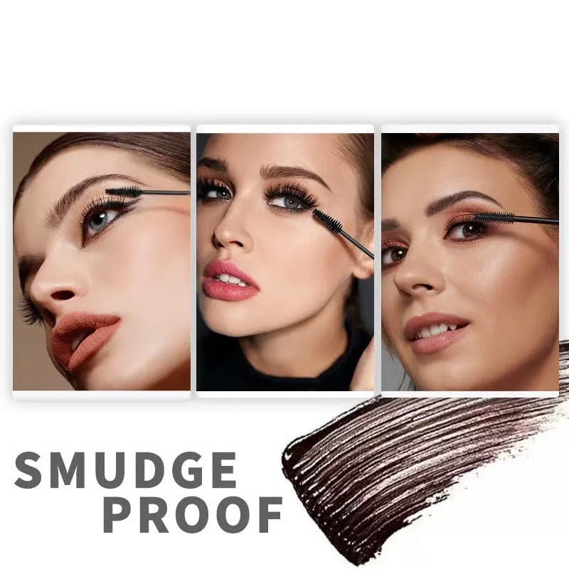 Luxlue 24H Waterproof Volumizing Mascara – Long-Lasting Thick & Defined Lashes, Smudge-Proof & Sweat-Proof Lash Lift Effect